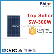 2016 shinehui alta eficiência polycrystalline solar placa 250 watt nova tecnologia para o sistema de casa